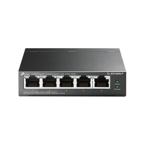5-PORT GIGABIT DESKTOP SWITCH WITH 4-PORT POE+