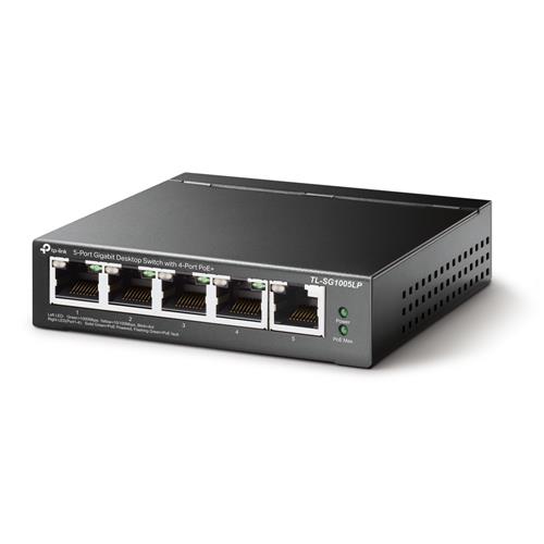 5-PORT GIGABIT DESKTOP SWITCH WITH 4-PORT POE+