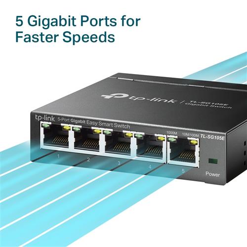 5-PORT GIGABIT EASY SMART SWITCH