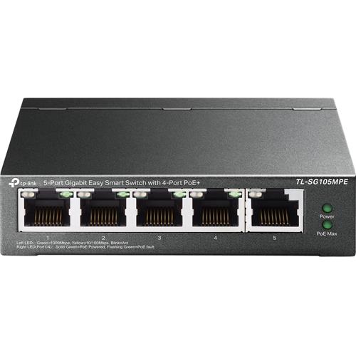 5-PORT GIGABIT EASY SMART SWITCH WITH 4-PORT POE+