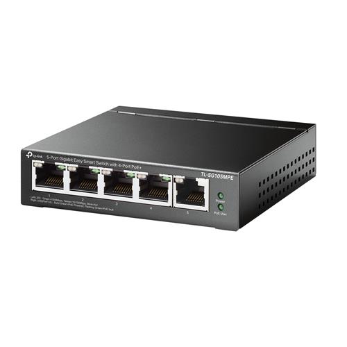 5-PORT GIGABIT EASY SMART SWITCH WITH 4-PORT POE+