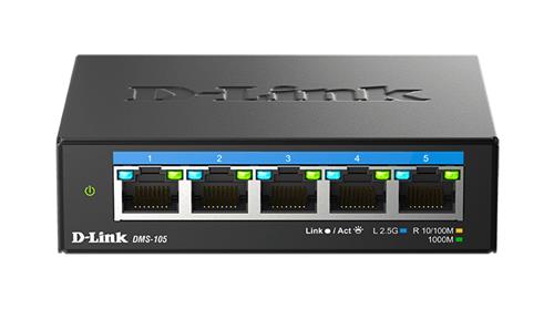 5-PORT MULTIGIGABIT 2.5GBPS UNMANAGED SWITCH