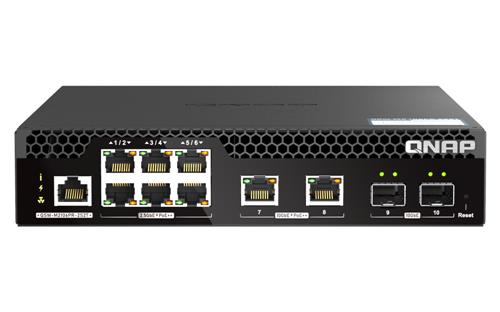 6 P 2.5GBE 2 P 10GBE SFP+ 2 P 10GBERJ45 WEBMANAGED SWITCH