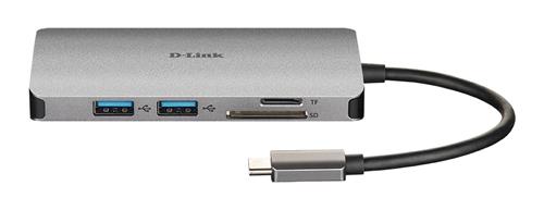 8-IN-1 USB-C HUB WITH HDMI ETHERNET/CARD READER/PDELIVERY