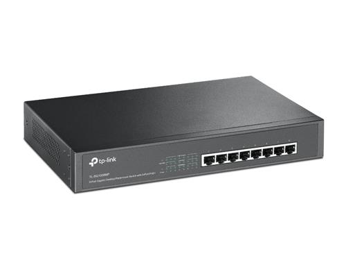 8-PORT GIGABIT DSKTP POE SWTCH 802.3AT 126W POE 1U 13IN