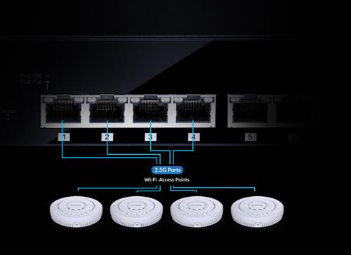 8-PORT MULTIGIGABIT 2.5GBPS UNMANAGED SWITCH