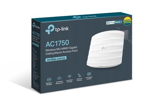 AC1750 WIRELESS DUAL BAND GIGAB CEILING MOUNT ACCESS POINT QUALC