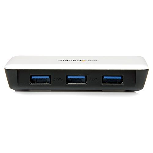 ADATTATORE ETHERNET GIGABIT CON 3 PORTE HUB 3.0 - BIANCO