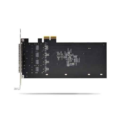 ADATTATORE ETHERNET SFP PCIE SCHEDA DI RETE SFP GBE A 4 PORTE