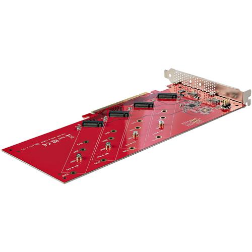 ADATTATORE PCI EXPRESS M.2 NVME - PCIE A QUATTRO SSD M.2