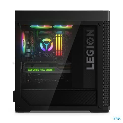 Lenovo Legion T7 34IAZ7 Intel Core i7 i7-12700K 32 GB DDR5-SDRAM 1 TB SSD NVIDIA GeForce RTX 3070 Ti Windows 11 Home Tower PC Nero