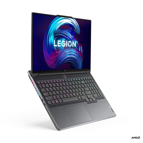 Lenovo Legion 7 16ARHA7 AMD Ryzen 7 6800H Computer portatile 40,6 cm (16) WQXGA 16 GB DDR5-SDRAM 1 TB SSD AMD Radeon RX 6850M XT Wi-Fi 6E (802.11ax) Windows 11 Home Grigio