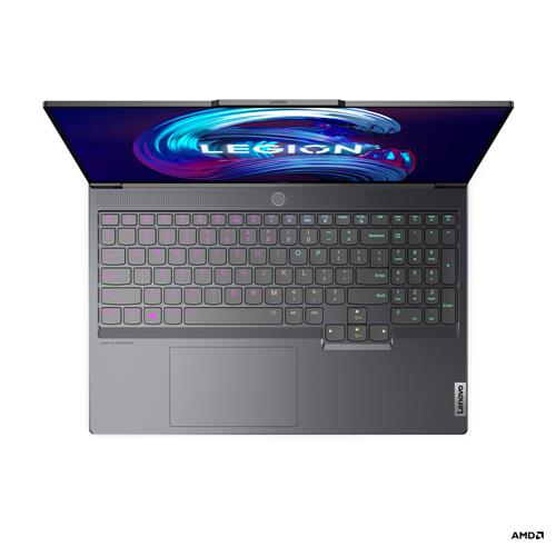 Lenovo Legion 7 16ARHA7 AMD Ryzen 7 6800H Computer portatile 40,6 cm (16) WQXGA 16 GB DDR5-SDRAM 1 TB SSD AMD Radeon RX 6850M XT Wi-Fi 6E (802.11ax) Windows 11 Home Grigio