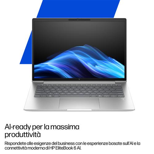 HP EliteBook 6 G1i AI Intel Core Ultra 7 255U Computer portatile 33,8 cm (13.3