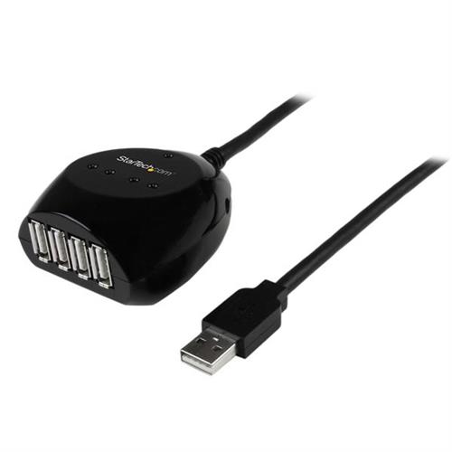 CAVO PROLUNGA ATTIVO USB CON HUB A 4 PORTE M/F DA 15M
