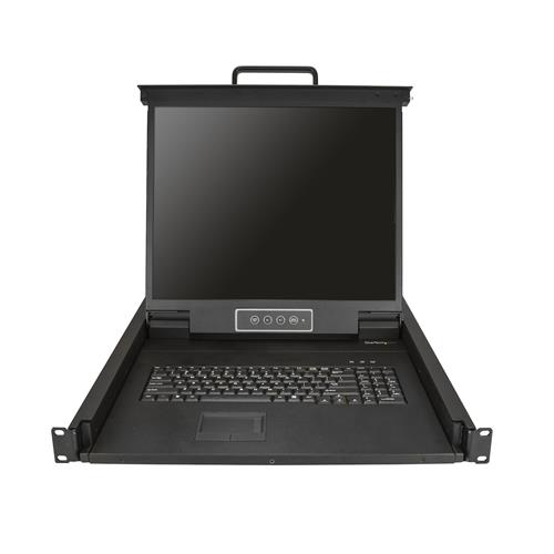 CONSOLE KVM PER ARMADIO RACK CON PORTA VGA - 19IN - 1U IN