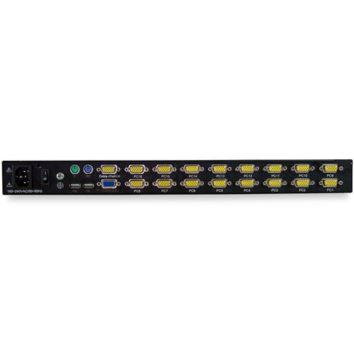 CONSOLE KVM PER RACK SERVER A 16 PORTE 1U-17IN
