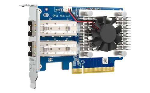 DUAL-PORT SFP+ 10GBE EXP. CARD LOW-PROFILE FORM FACTOR PCIE G3