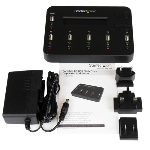 DUPLICATORE AUTONOMO SCHEDE DI MEMORIA FLASH USB 1:5