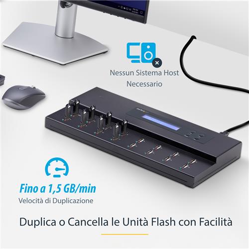 DUPLICATORE ED ERASER AUTONOMO 1:15 - CLONATORE USB FLASH
