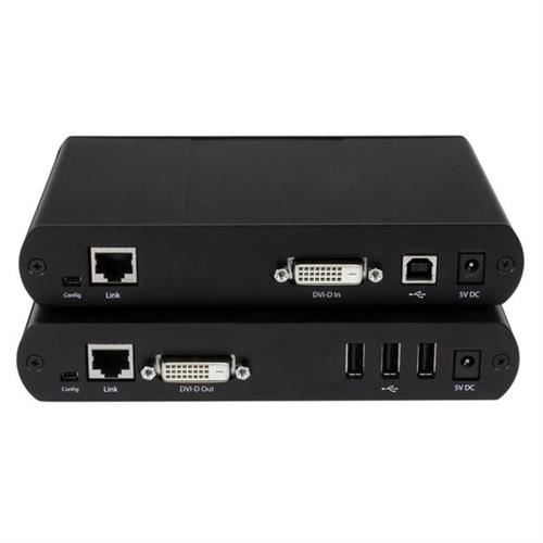 EXTENDER KVM DVI 1920X1200 CAT5E/6 DA 100 M