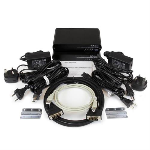 EXTENDER KVM DVI 1920X1200 CAT5E/6 DA 100 M