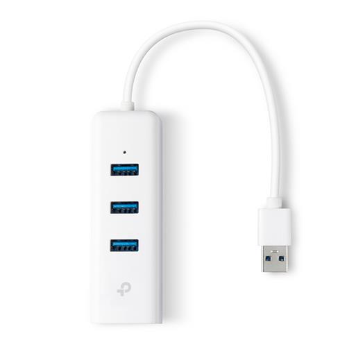 GIGAB ETHERNET NETWORK ADAPTER 3-PORT USB 3.0 HUB 1