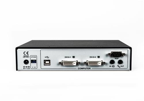 HMX 6200T-202 TX DUAL DVI-D KVM EXTR QSXGA/USB/AUDIO/SFP