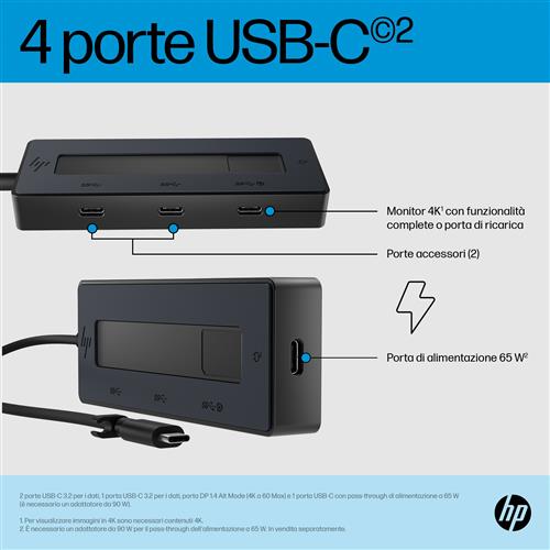 HP 4K USB-C MULTIPORT HUB