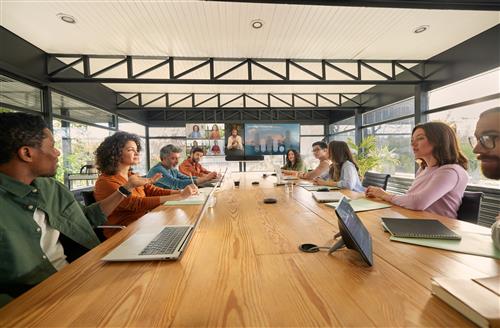 HP POLY STUDIO A2 BLACK TABLE MICROPHONE W/ MOUNTING PLATE I/O