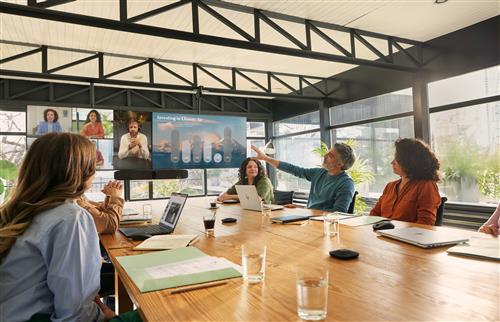 HP POLY STUDIO A2 BLACK TABLE MICROPHONE W/ MOUNTING PLATE I/O