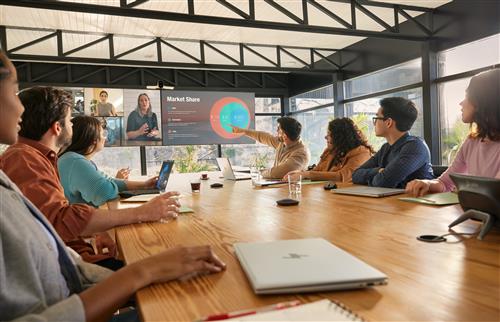 HP POLY STUDIO A2 BLACK TABLE MICROPHONE W/ MOUNTING PLATE I/O