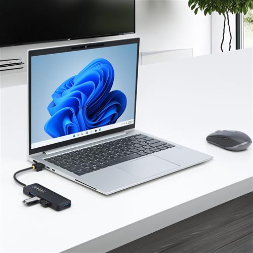 HUB USB-A A 4 PORTE 5 GBPS MINI HUB USB 3.0 MULTIPORTA