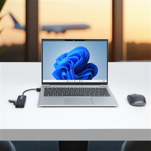 HUB USB-A A 4 PORTE 5 GBPS MINI HUB USB 3.0 MULTIPORTA