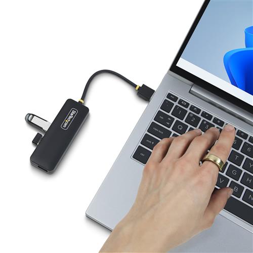 HUB USB-A A 4 PORTE 5 GBPS MINI HUB USB 3.0 MULTIPORTA