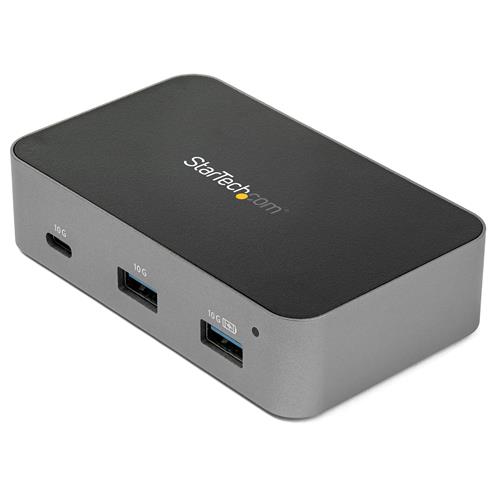 HUB USB-C A 3PORTE CON PORTALAN 10 GBPS-2 USB-A E 1 USB-C
