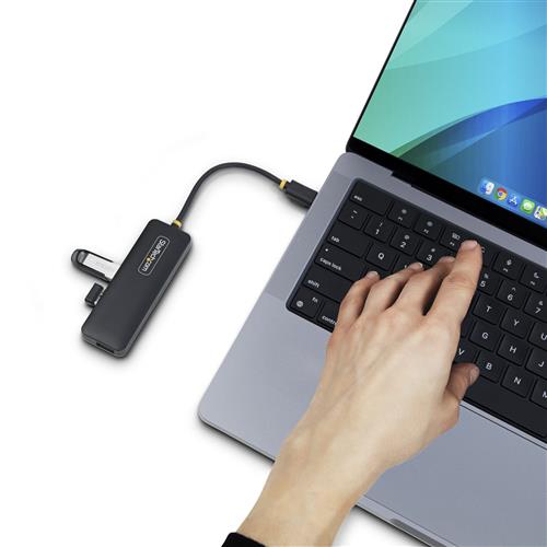 HUB USB-C A 4 PORTE 5 GBPS MINI HUB USB 3.0 MULTIPORTA