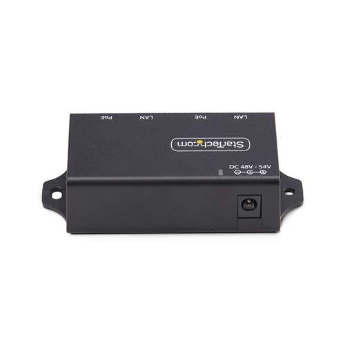 INIETTORE POE+ 2 PORTE GIGABIT 802.3AF/AT 10M/100M/1000M