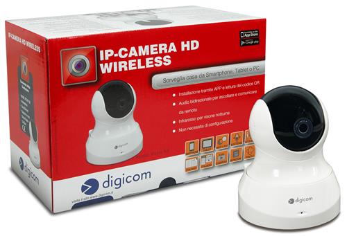 IP CAMERA WIRELESS INDOOR NIGHT AND DAY MOTORIZZATA        IN
