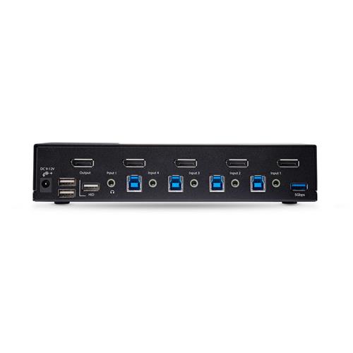 KVM SWITCH DISPLAYPORT 4 PORTE 8K 60HZ HOTKEY TAA 6X USB