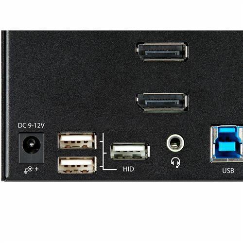 KVM SWITCH DISPLAYPORT A 2 PORT E E TRIPLO MONITOR 4K 60HZ UDH