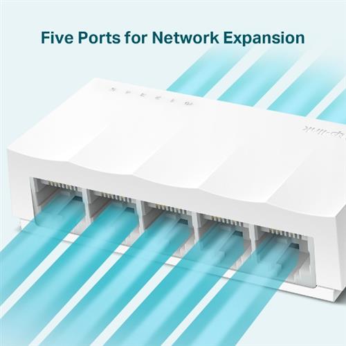 LITEWAVE 5-PORT DESKTOP SWITCH 10/100M