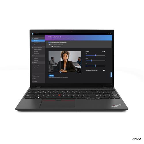 Lenovo ThinkPad T16 AMD Ryzen 7 PRO 7840U Computer portatile 40,6 cm (16) WUXGA 16 GB LPDDR5x-SDRAM 512 GB SSD Wi-Fi 6E (802.11ax) Windows 11 Pro Nero