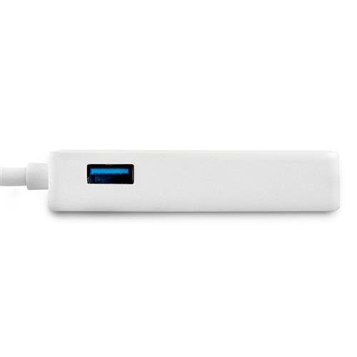 NIC USB 3.0 A ETHERNET GIGABIT NIC CON PORTA USB BIANCO
