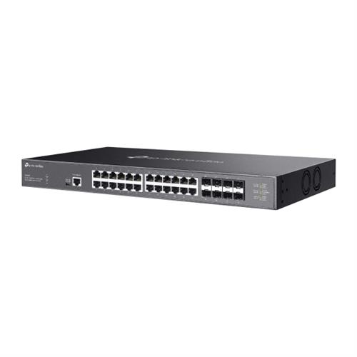 OMADA 24-PORT 10GBASE-T L2+ MNGD SWTCH WITH 8 10GE SFP+ SLOT