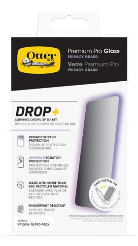 OB PREM PRO GLASS PRIVACY APPLE iPhone 16 Pro Max - clear