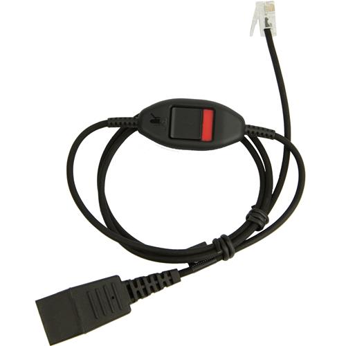 QD MUTE CABLE STRAIGHT 0.8M QD TO MOD 4/4