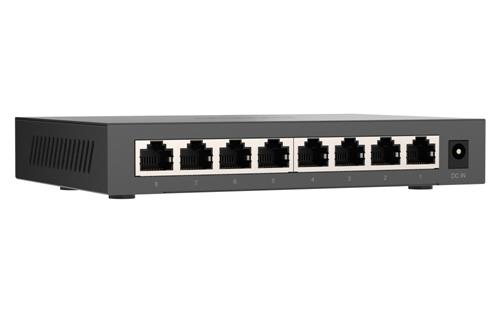 QSW-1108-8T-R2 8 PORT 2.5GBPS AUTO NEG.(2.5G/1G/100M)UNMANAGED