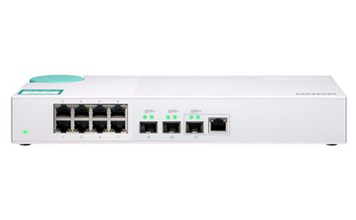 QSW-308-1C SWITCH 8PORT 1GBPS 3PORT SFP+ 1RJ45 10G COMBOPORT