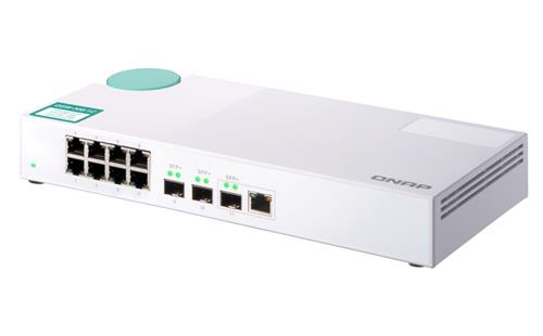 QSW-308-1C SWITCH 8PORT 1GBPS 3PORT SFP+ 1RJ45 10G COMBOPORT